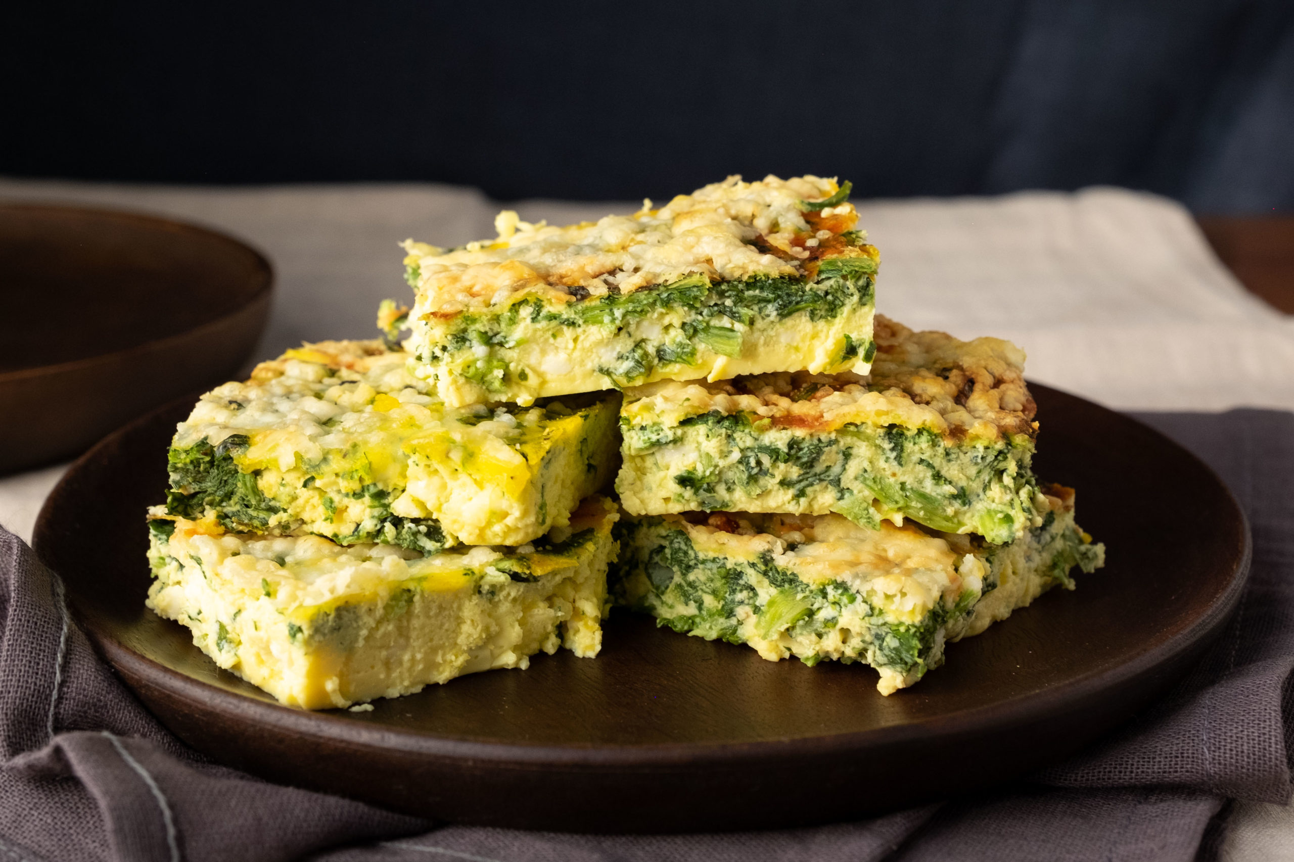 Spinach Frittata Baking Dish Oven-baked Vegetable Frittata Eat