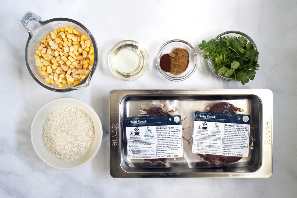 Cumin Rubbed Steak with Charred Corn Recette Magazine