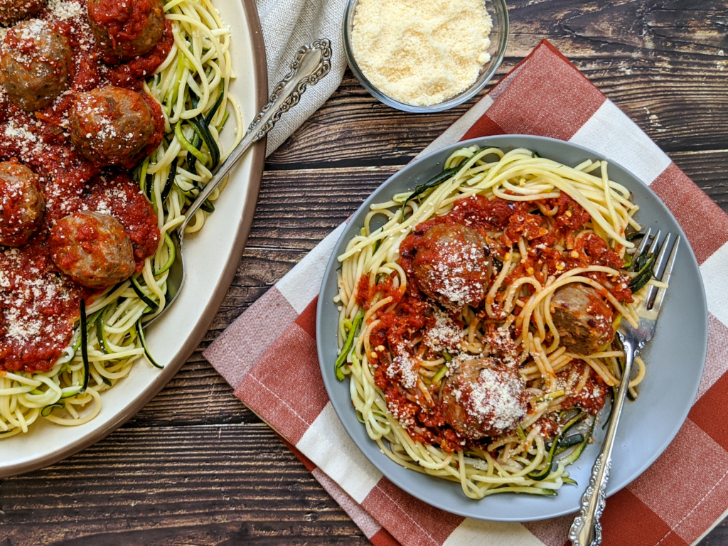 Zoodles and Meatballs Recette Magazine