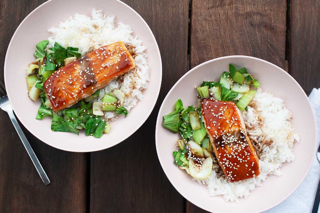 Suvie 2.0 teriyaki salmon 