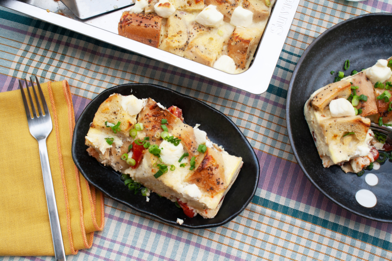 Everything Bagel Breakfast Bake Recette Magazine