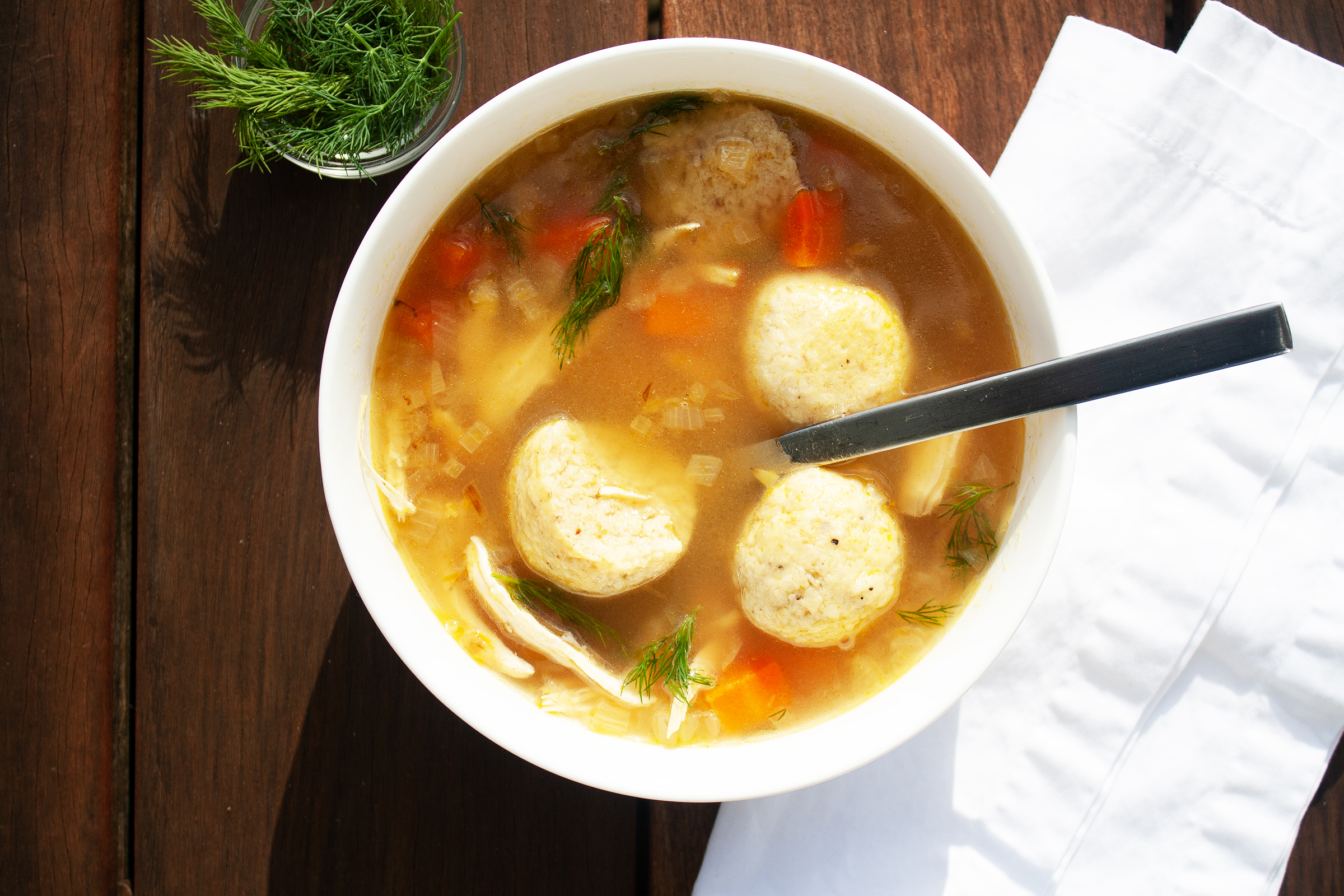 Matzo Ball Soup (With Homemade Schmaltz) - Posh Journal