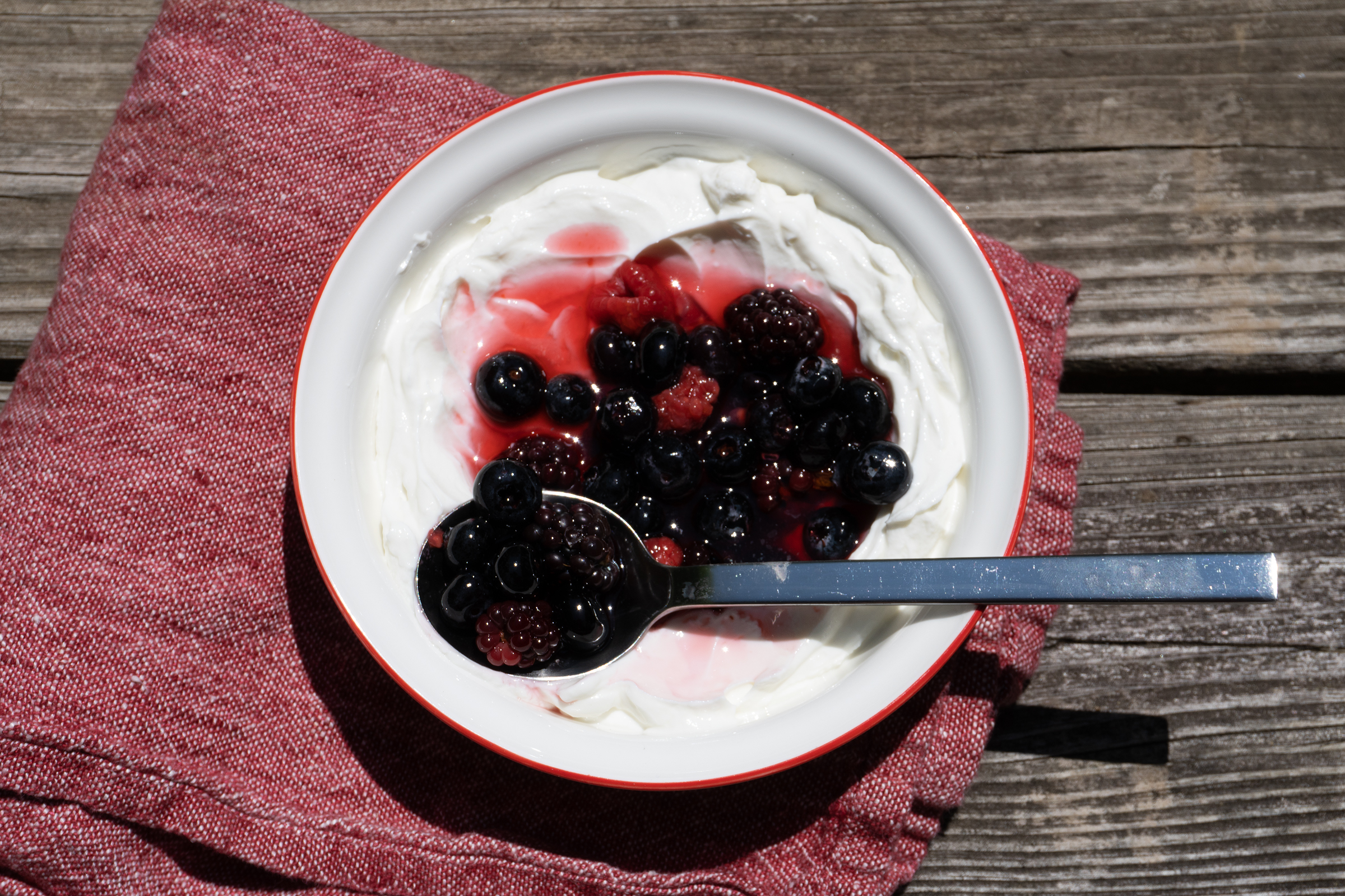 Strawberry raspberry jam - Caroline's Cooking