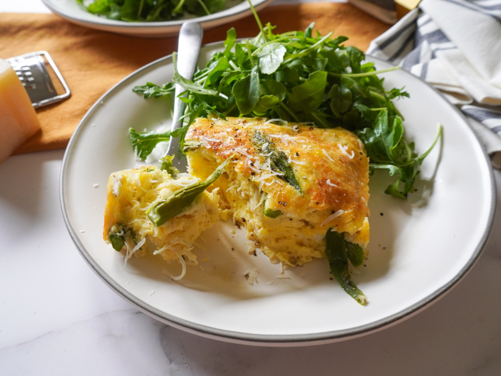 Asparagus and Crab Frittata