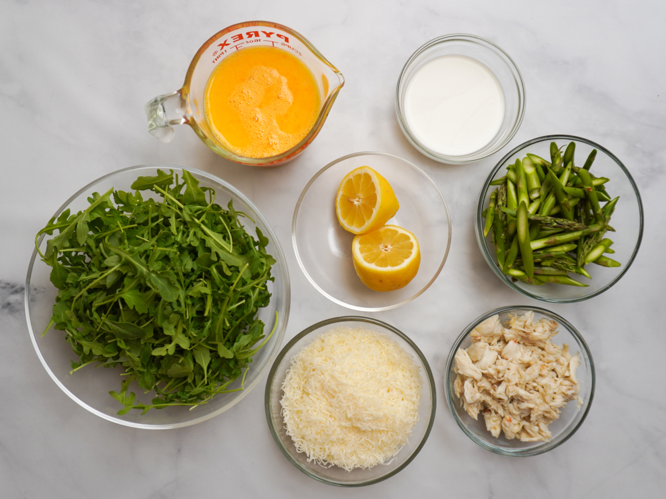 Asparagus and Crab Frittata Recette Magazine