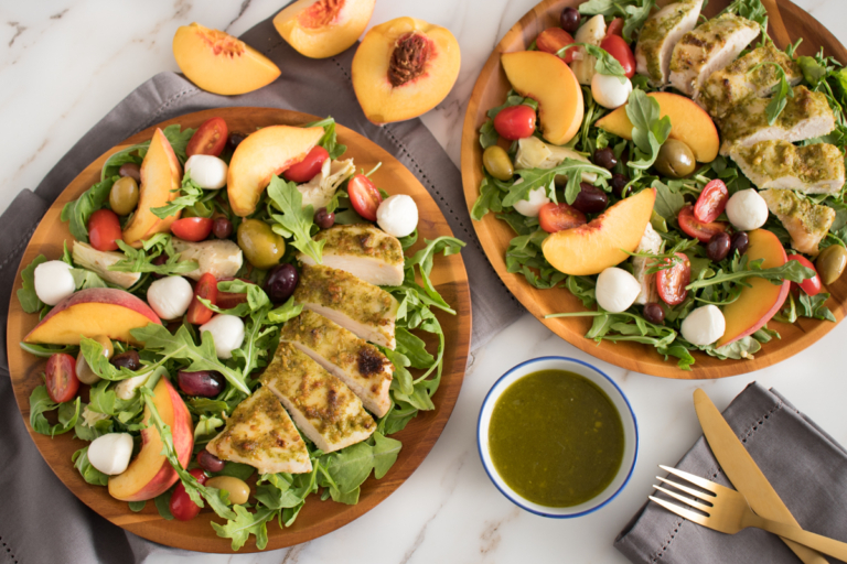 Ligurian Chicken Salad with Peaches Recette Magazine