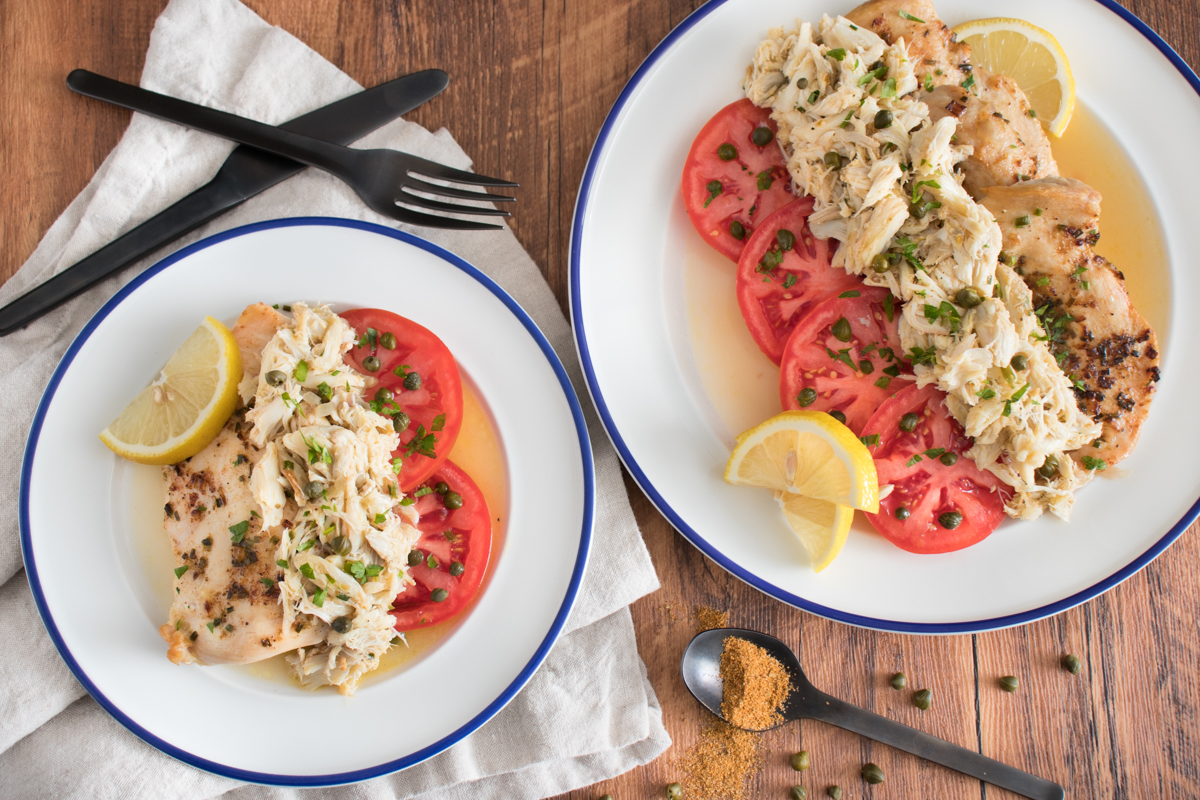 Chicken Chesapeake with Tomatoes and Capers