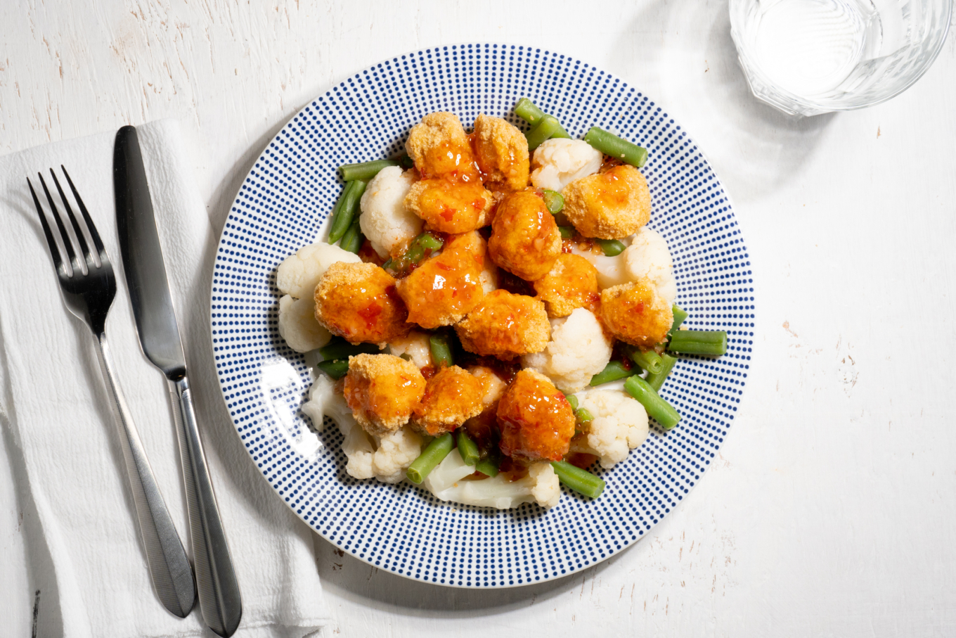 Thai Chili Fried Chicken with Vegetables