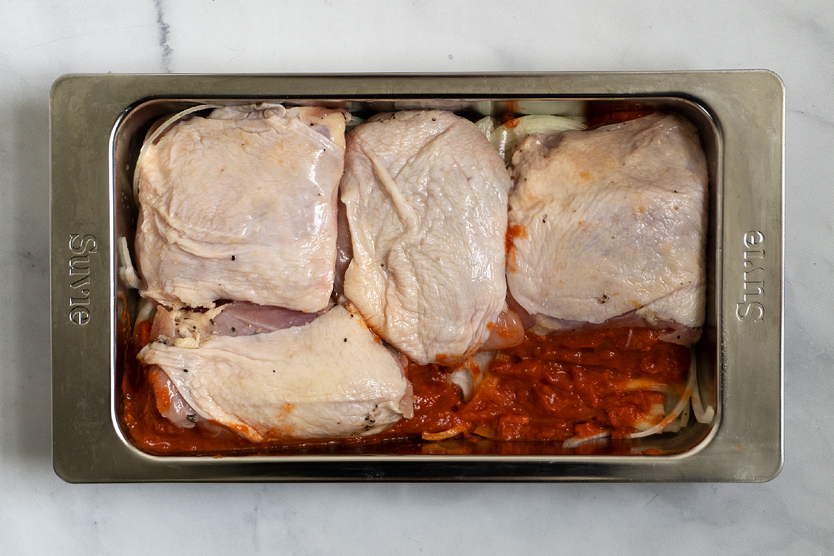 Roast Chicken with Vodka Sauce Recette Magazine