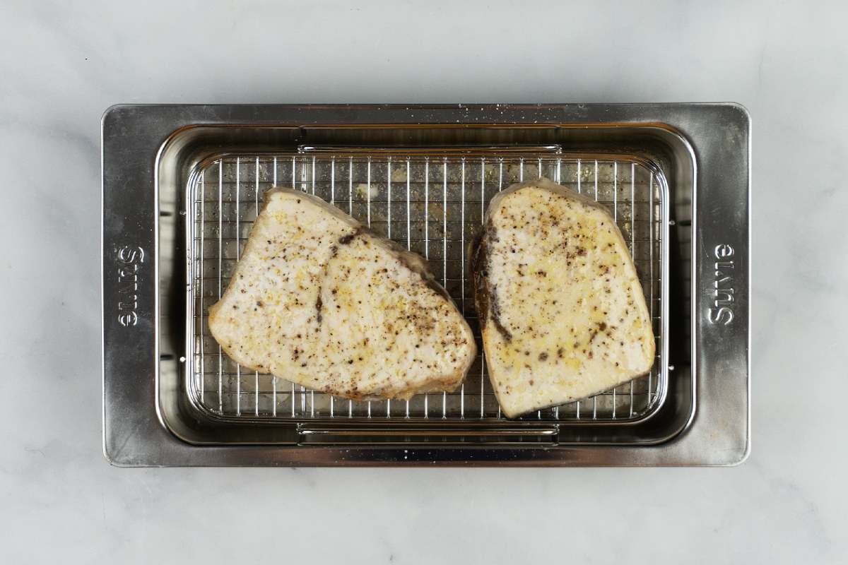 Roast Swordfish with Creamy Lime Vinaigrette Recette Magazine