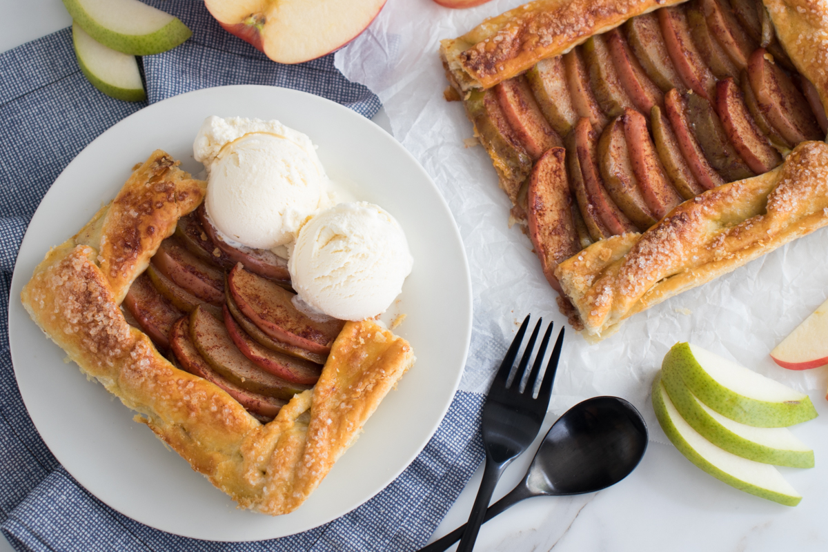 Apple and Pear Galette