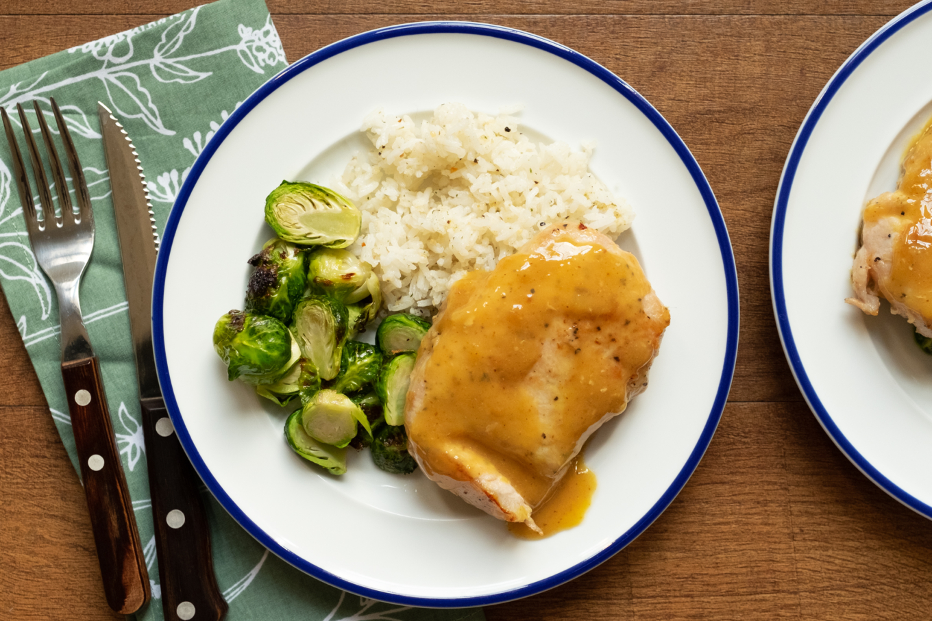 Pork Chops with Honey Mustard