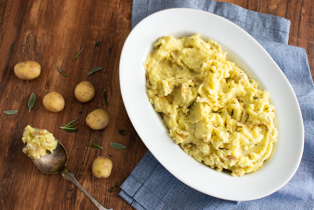 Herb Roasted Mashed Potatoes