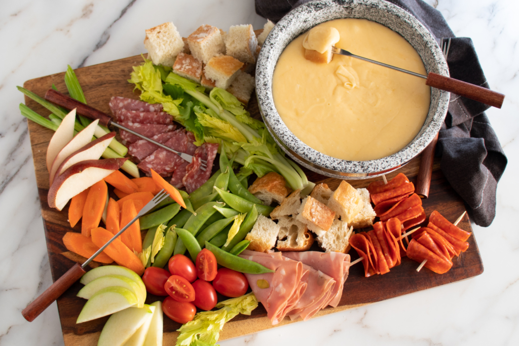 Crockpot Cheese Fondue Recipe - Slow Cooker Sunday - Today's Creative Life