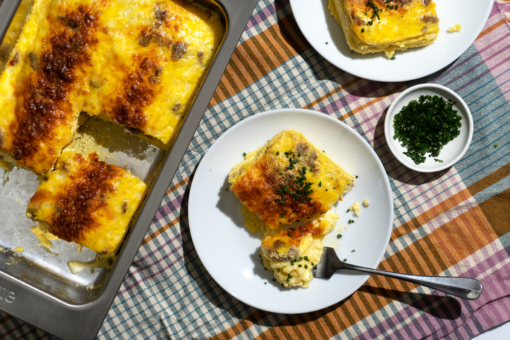 Sausage, Egg, and Cheese Bake – Recette Magazine