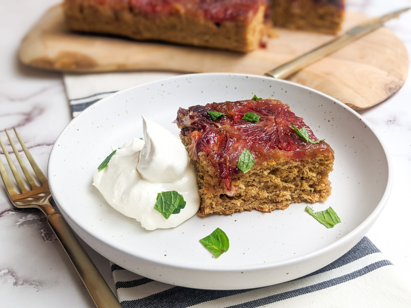 Blood Orange Upside Down Spice Cake