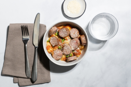 Sausage with Gnocchi Marinara