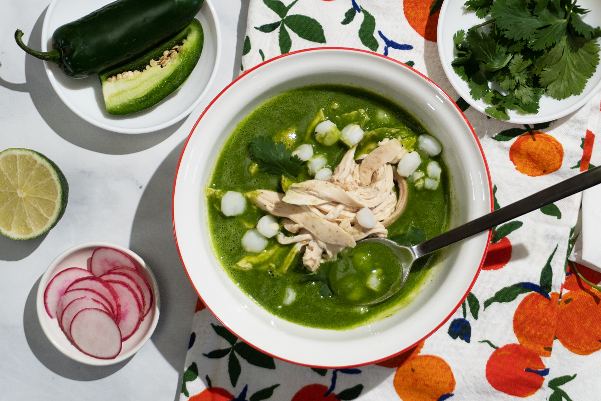Cilantro Stew Cilantro Chicken Stew with Hominy – Recette Magazine