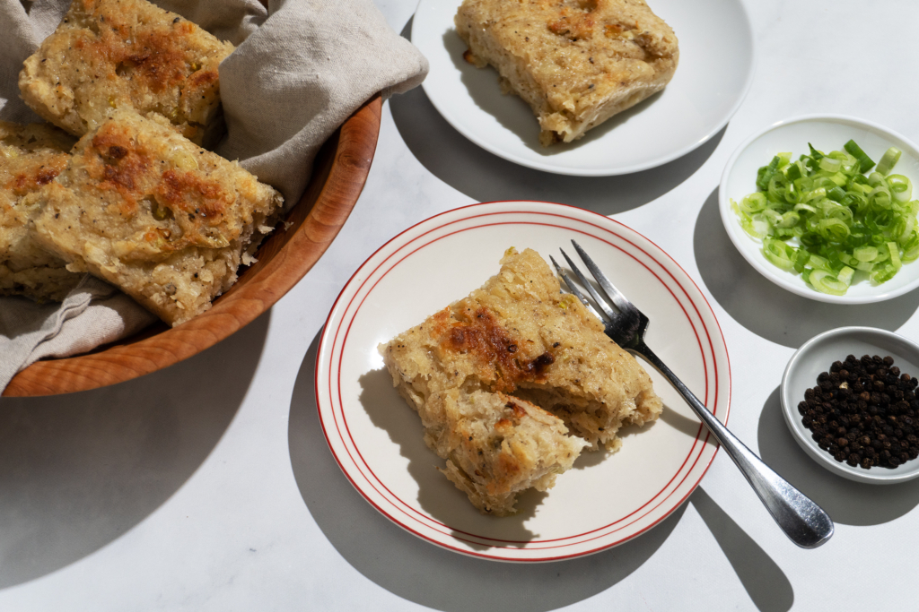 Black Pepper, Scallion, and Cheese Biscuits