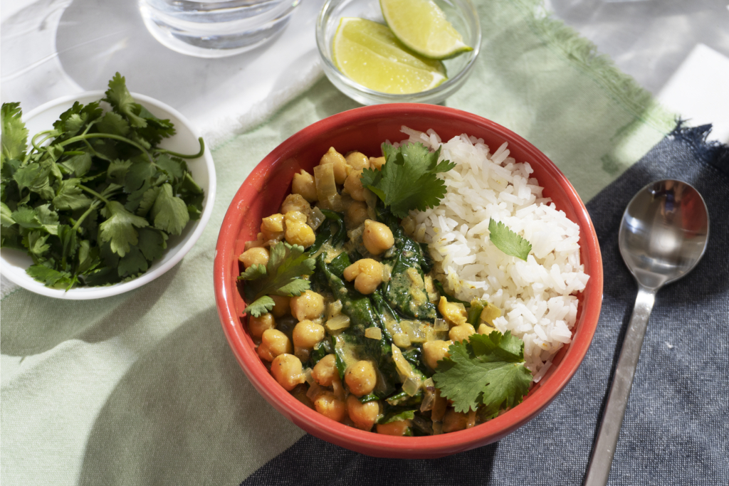 Chickpea Coconut Curry Recette Magazine