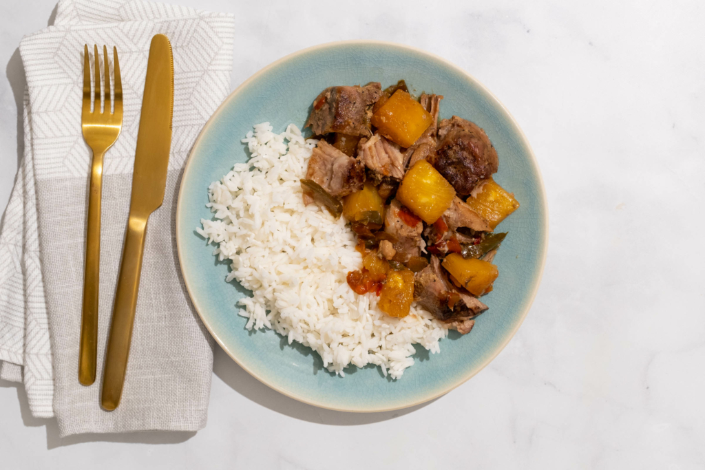 Sweet and Sour Pork with Pineapple and Peppers