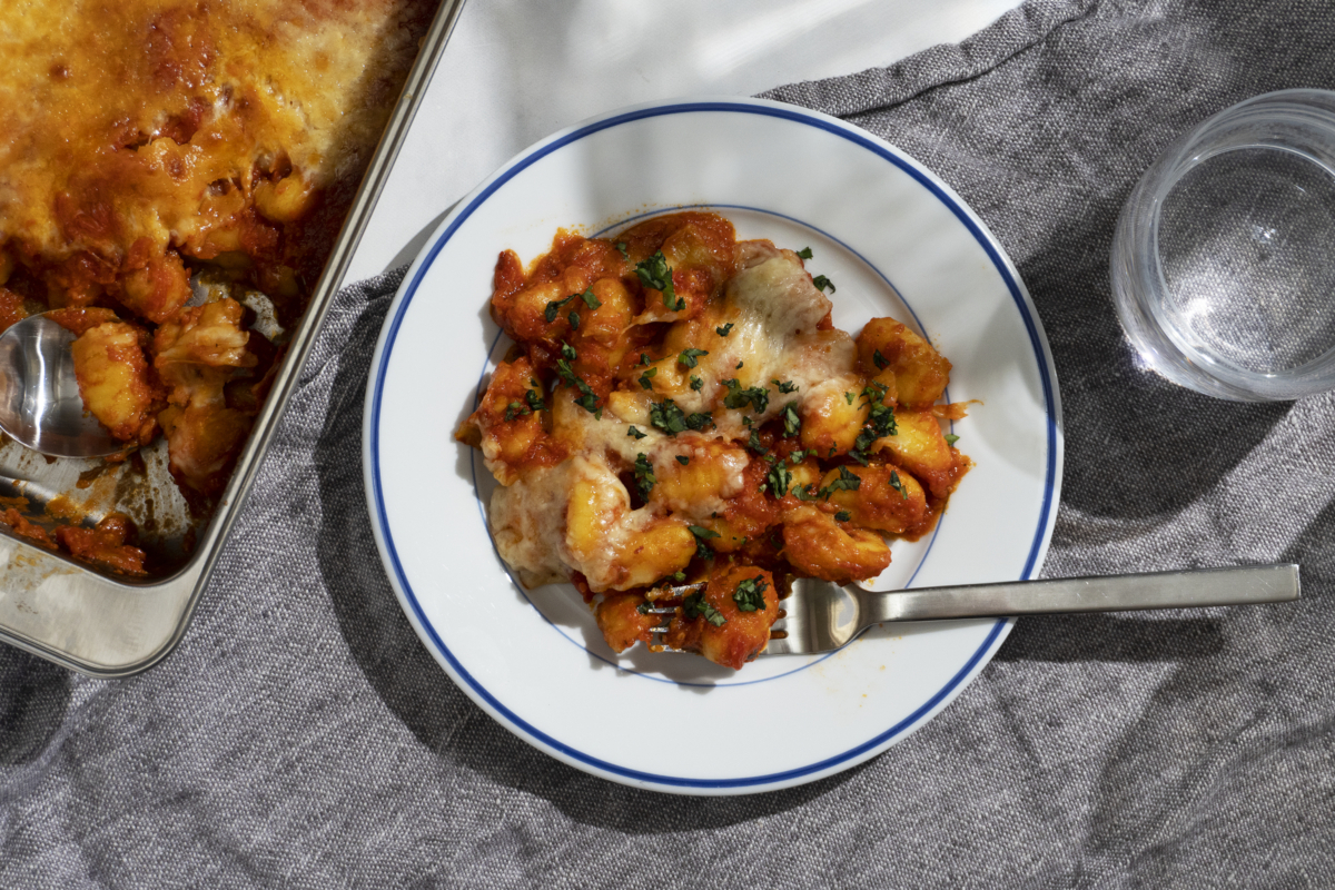 Cheesy Marinara Baked Gnocchi Recette Magazine