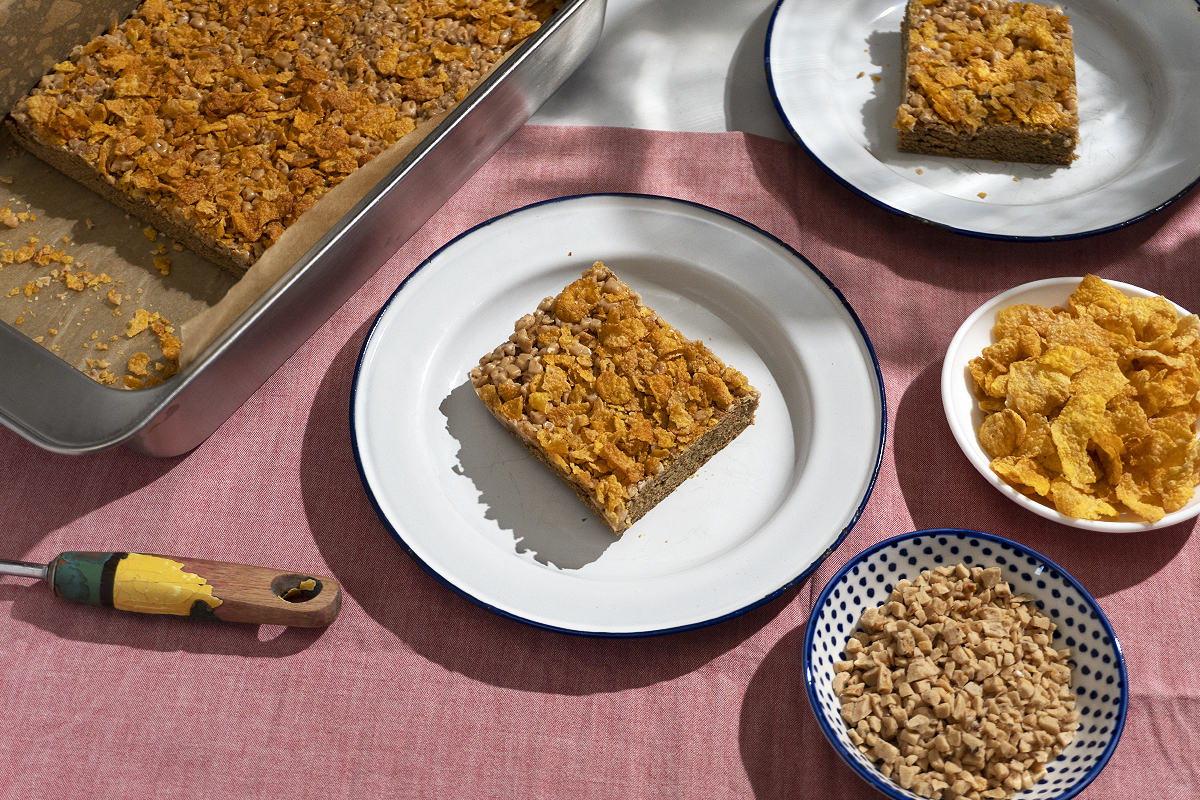 Cornflake Cookie Toffee Bars Recette Magazine