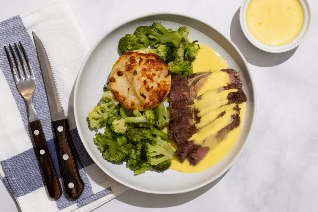 Prime Rib with Hollandaise