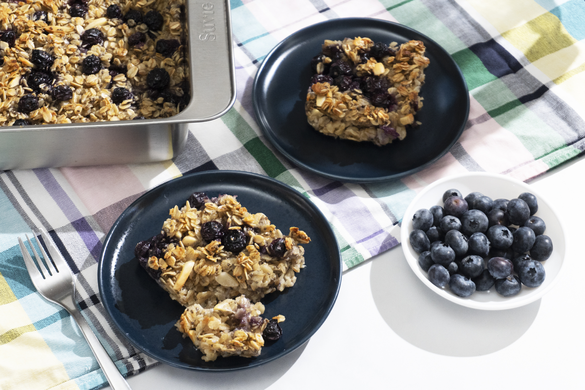 Blueberry Baked Oatmeal Recette Magazine