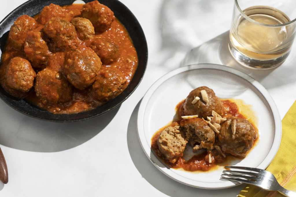 Chicken Albondigas in Tomato Sauce