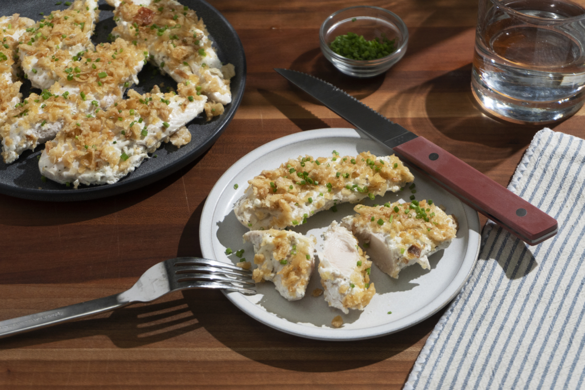 French Onion Dip Chicken Recette Magazine