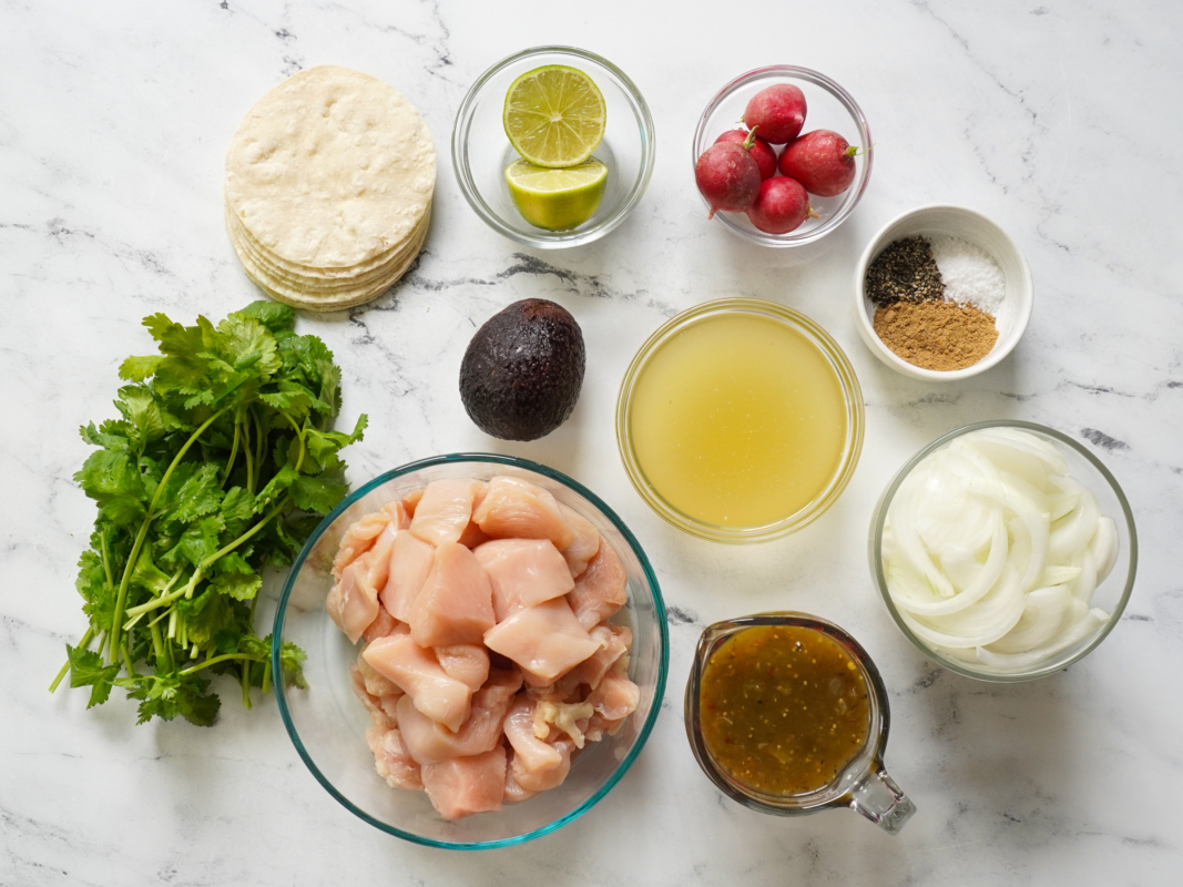 Cilantro Lime Chicken Tacos Recette Magazine