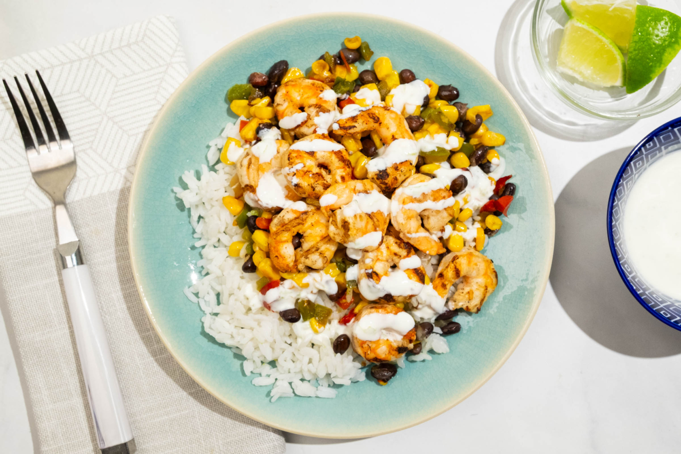 Fajita Shrimp Bowl