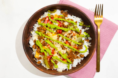 Smoky Vegetarian Fajita Bowl