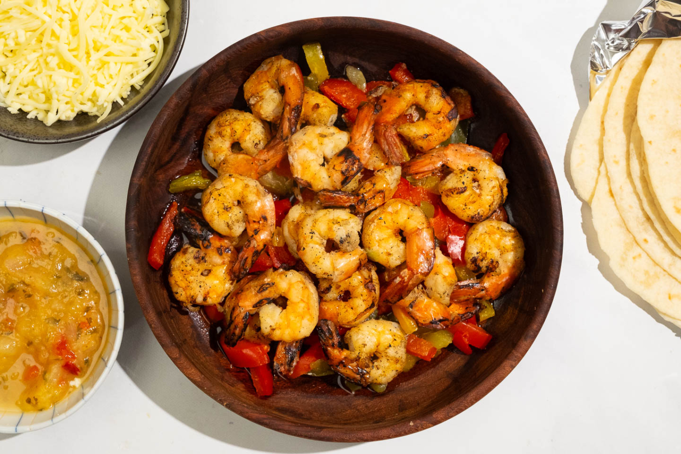 Grilled Shrimp Pineapple Tacos