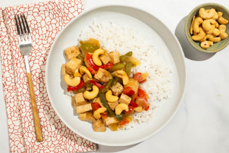 Cashew Chicken with Tamari Stir Fry Sauce