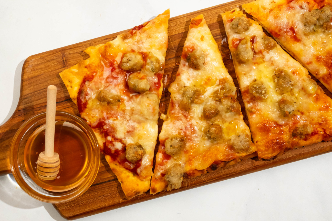 Hot Honey Sausage Flatbread