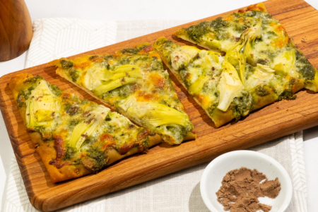 Pesto Artichoke Flatbread