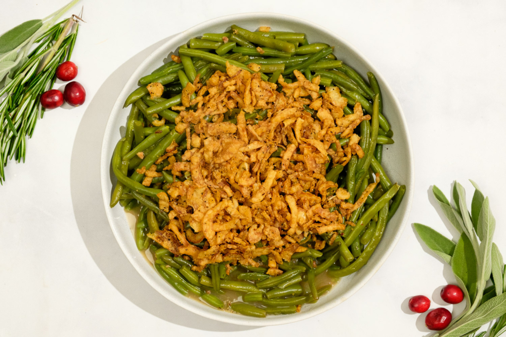 Green Bean Casserole with Fried Onions