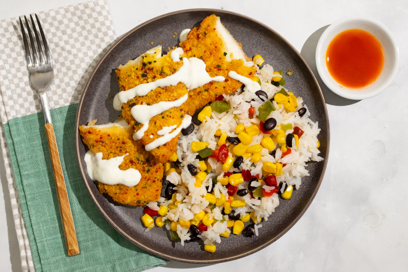 Tortilla Crusted Tilapia