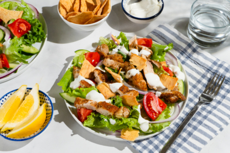 Chicken Gyro Salad Bowls