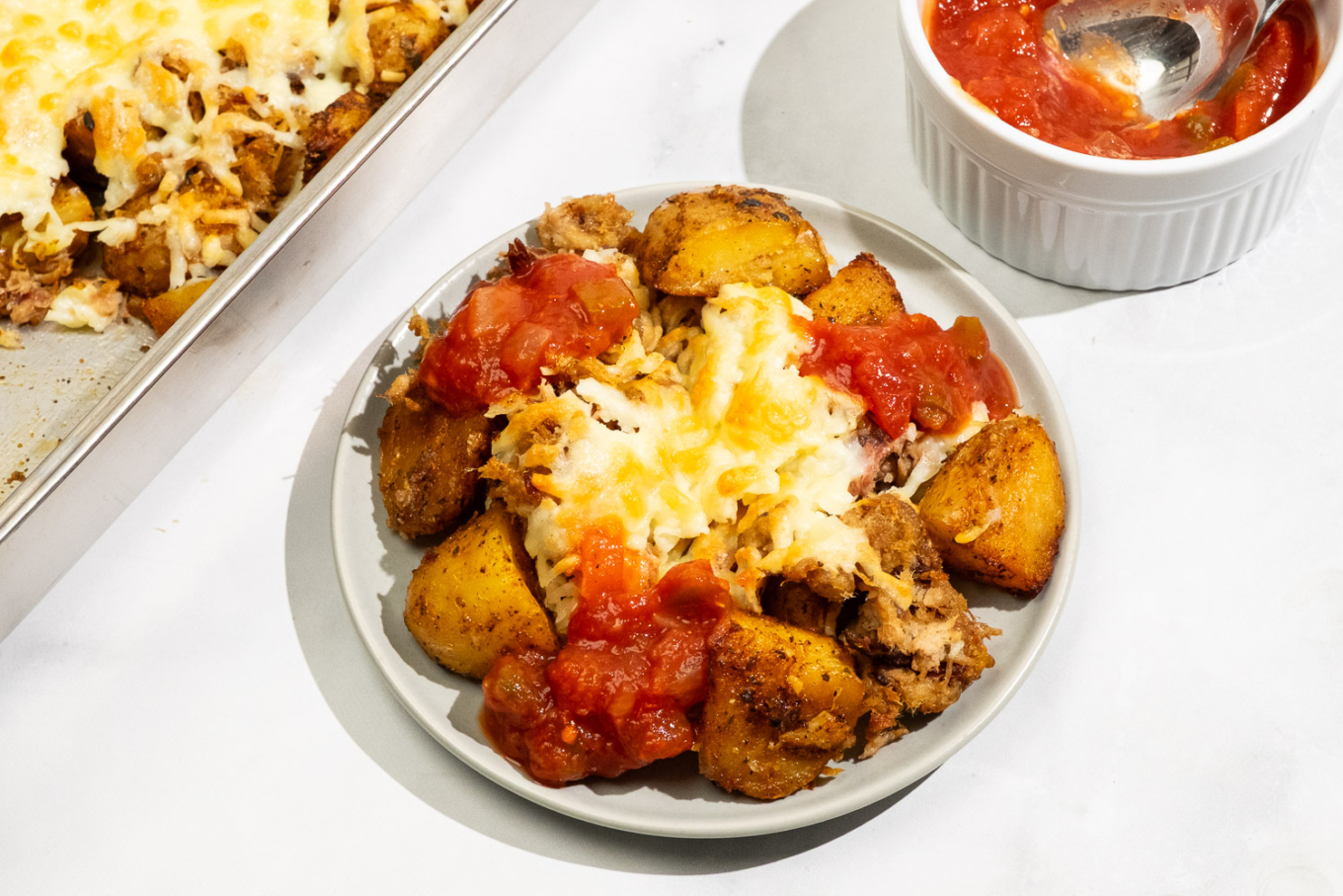 Loaded Potato Nachos