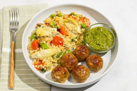 Mediterranean Turkey Meatballs