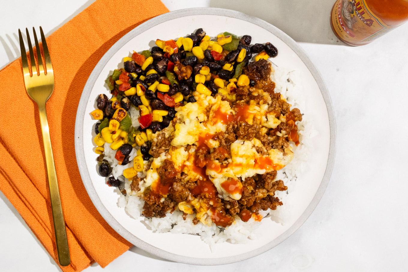 Cheesy Beef Taco Bowl