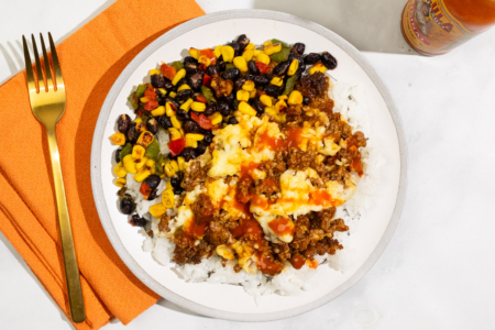 Cheesy Beef Taco Bowl