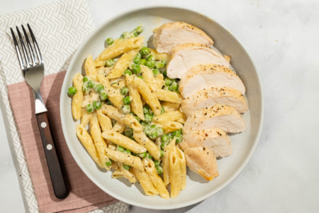 Creamy Cacio e Pepe Chicken Pasta