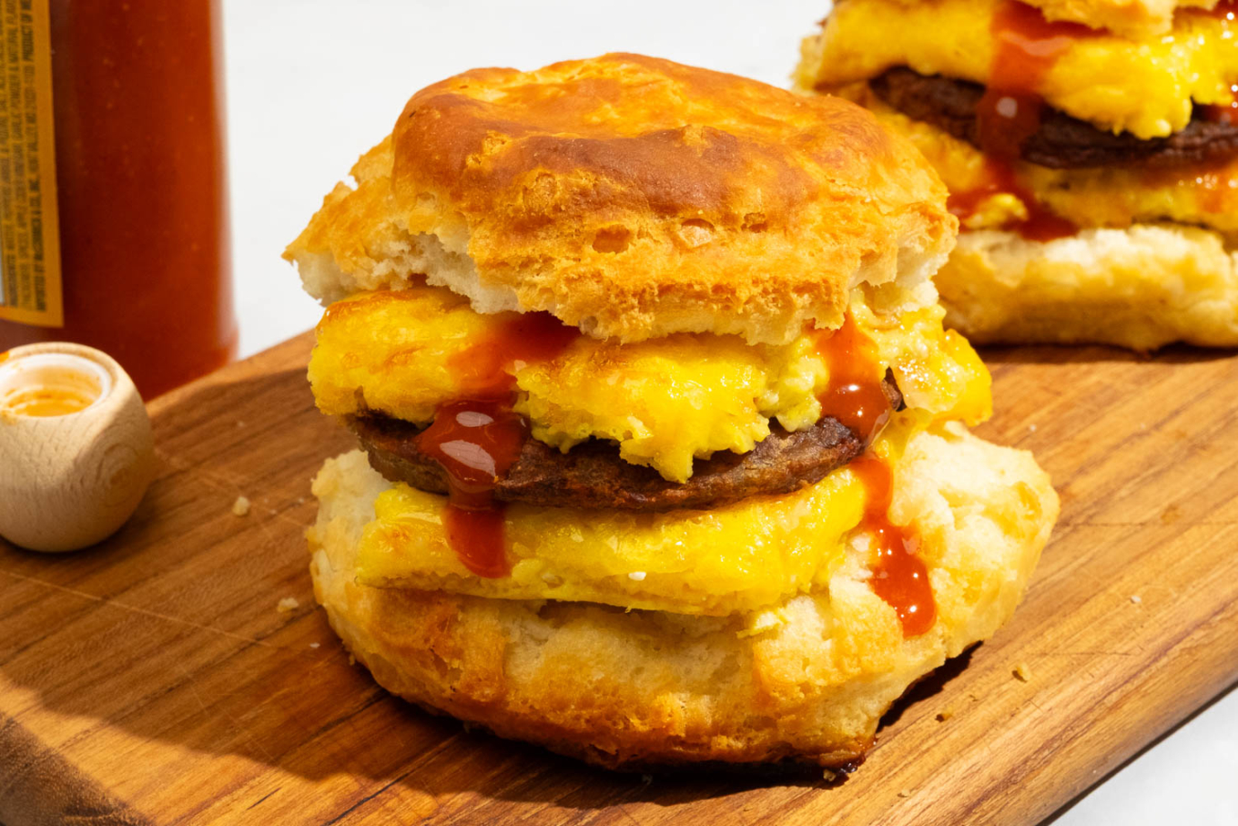 Sausage Biscuit Breakfast Sandwich