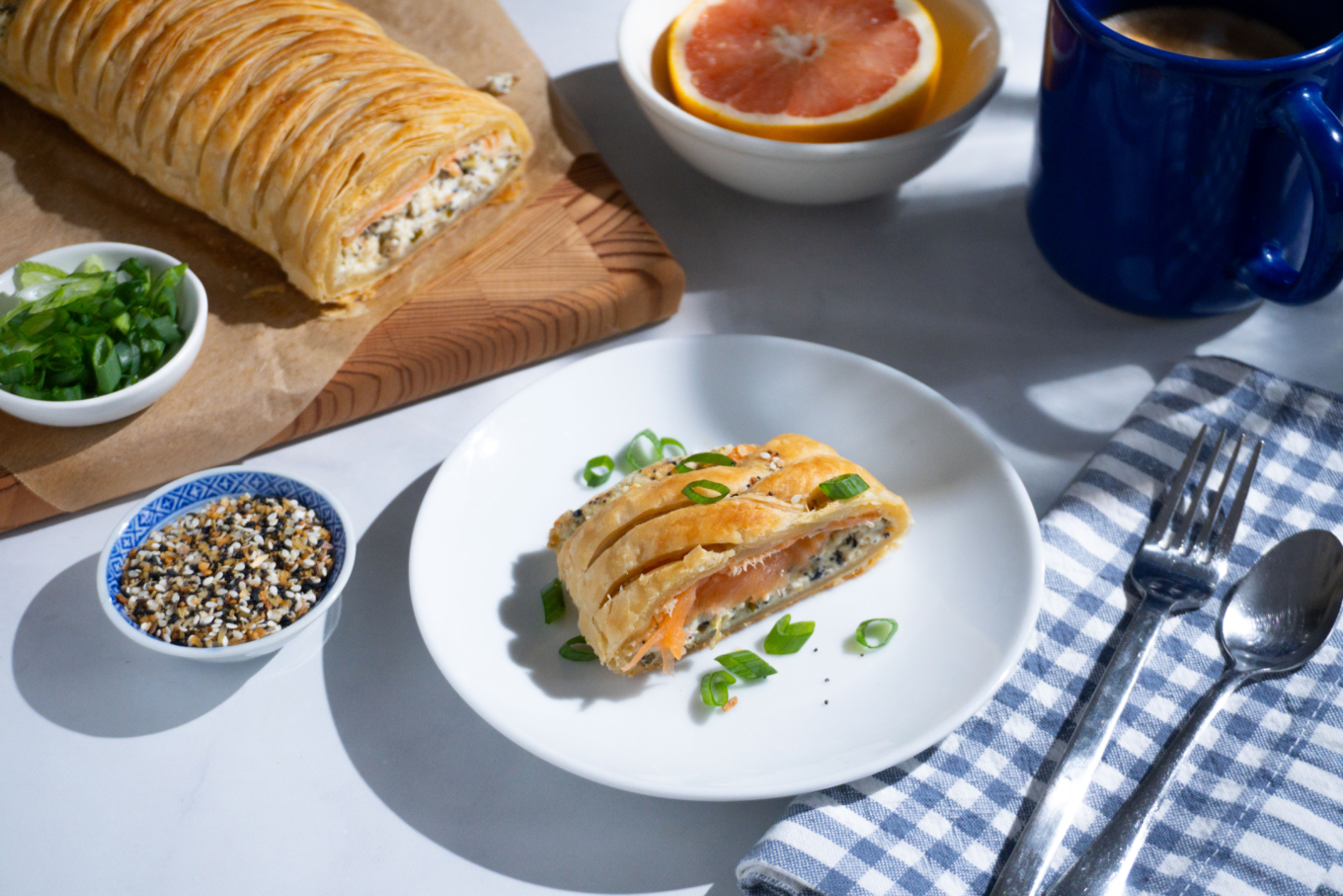 Everything Bagel Cream Cheese Danish