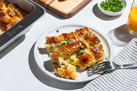 Croissant Breakfast Sausage Casserole
