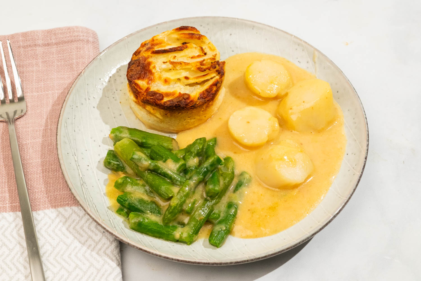 Bacon Cream Scallops